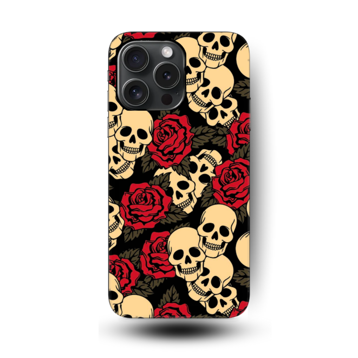 Teschi e fiori old skull