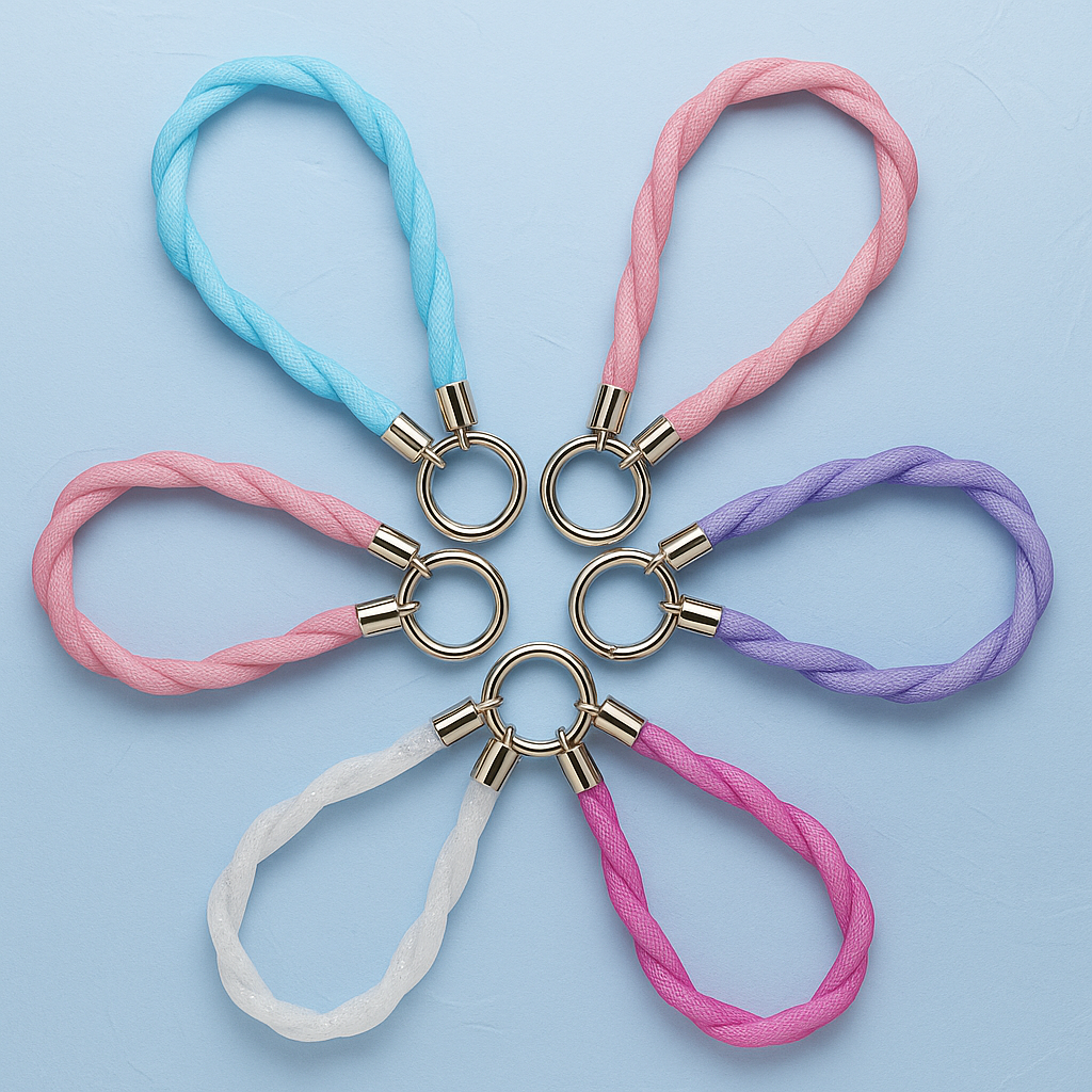 Porta smartphone da polso intrecciato