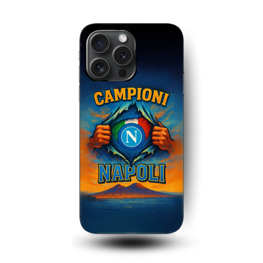 Scudetto con mani - Napoli Campione