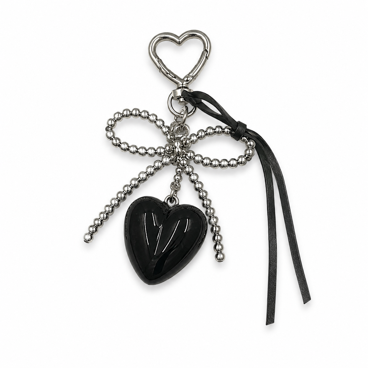 Charm Love Bow con Cuore e Fiocco