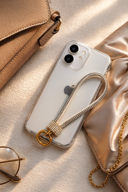 Porta smartphone da Polso con Brillantini